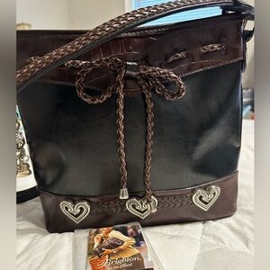 Brighton Black and Brown Patterned Interior Bag